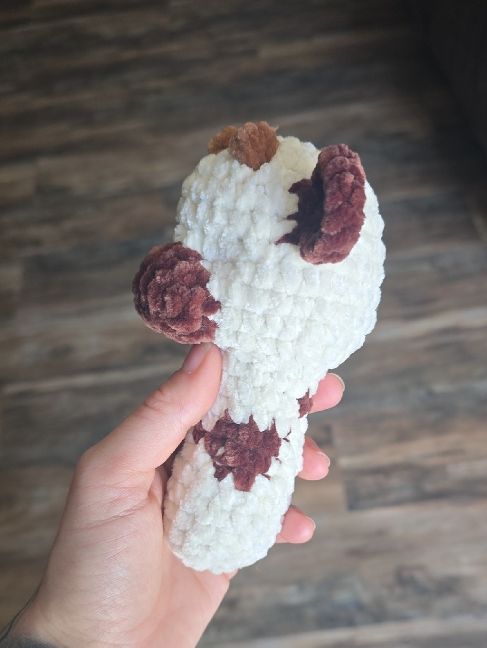 Crochet Cow Rattle - Picture 2 of 3